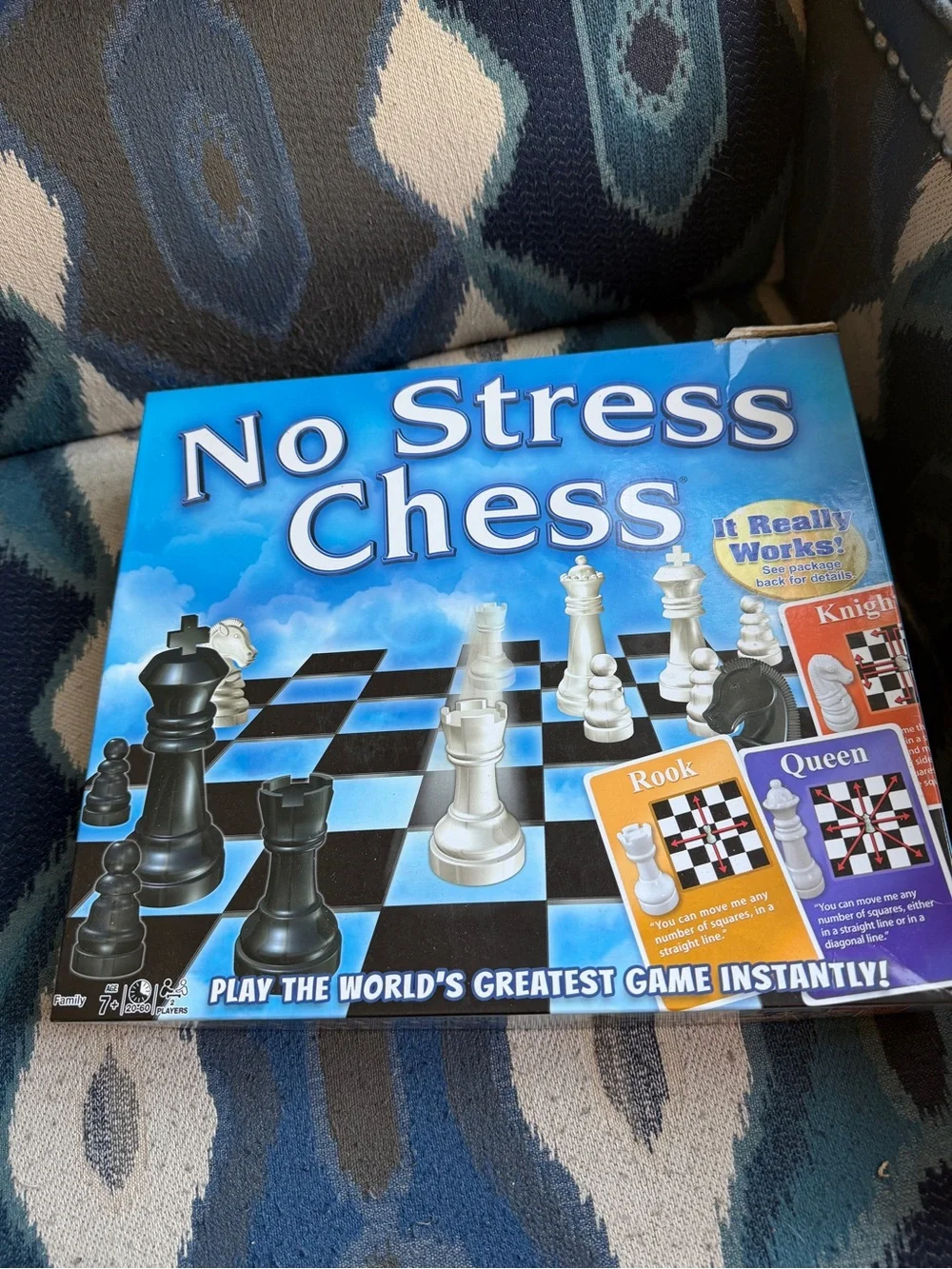 Chess Family Board Game - Blue